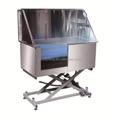 China Durable Stainless Steel Dog Wash Tub Large Electric Dog Lifting Tub for sale