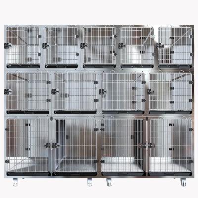 China Custom Viable Outdoor Metal Large Apartment Cage Stainless Steel Dog Cage for sale