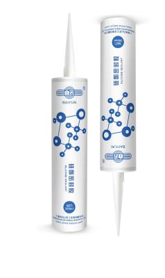 China SS704 BAIYUN Industrial Silicone Sealant Electronic Grade Silicone Adhesive Sealant for sale