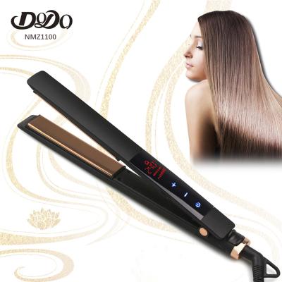 China Factory High Quality Tourmaline Flatiron Hair Straighten Flat Iron Titanium Ceramic Professional Best Hair Straightener for sale