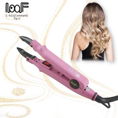 China Constant Temp Professional Silicone Insulation Handshake Tip C 6d Tape Hair Extension Machine for sale