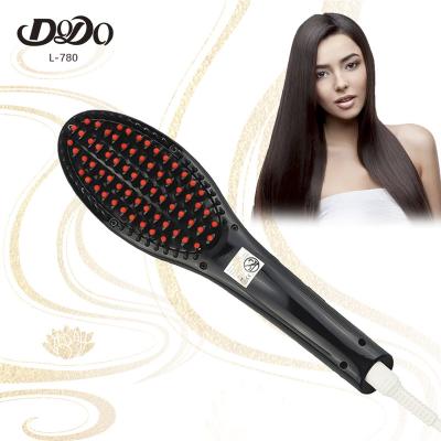 China 66 Red Silicon Dots Escova De Cabelo Hair Extensions Brush for sale