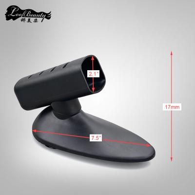 China Professional heat-resistant black plastic hair straightener holder with private label for sale