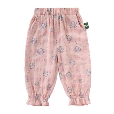 China Breathable Little Baby No Velvet Original Design Harem Pants Mosquito Pants For Kids for sale