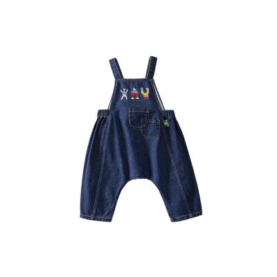 China 2021 Original Baby Overalls Overalls Long Pants Cotton Denim Cotton Design Clothing Sets For 1Year Baby for sale