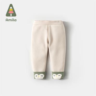 China New 1-3 Years Korean Style Breathable Thick Warm Babies Cute Leggings For Kids for sale