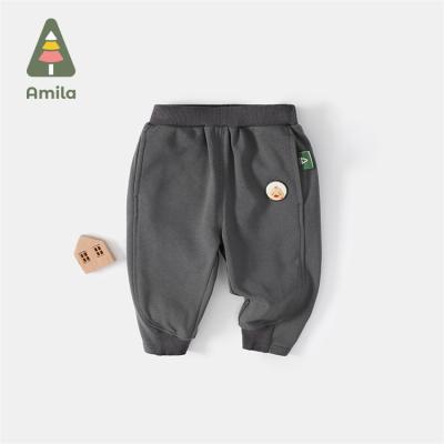 China 2021 Spring Children's Breathable Cartoon Loose Sports Long Breathable Baby Boy Pants Trousers for sale