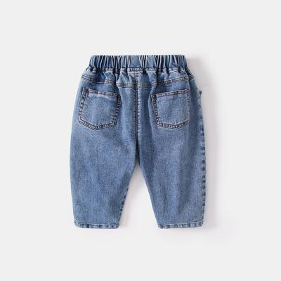 China Breathable All-match Elasticity Comfort Casual Baby Jeans Pants Kids Boy Jeans For Kids for sale