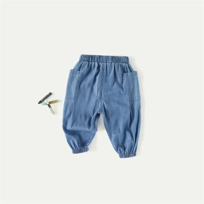 China Spring Summer Autumn Spring Thin Casual Kids Jeans Pants Long Trousers Pants For Boys for sale