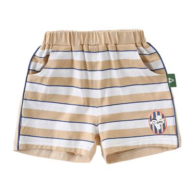 China Boys And Girls Sports Cotton Summer Breathable Striped Slim Baby Boy Pants&Shorts for sale