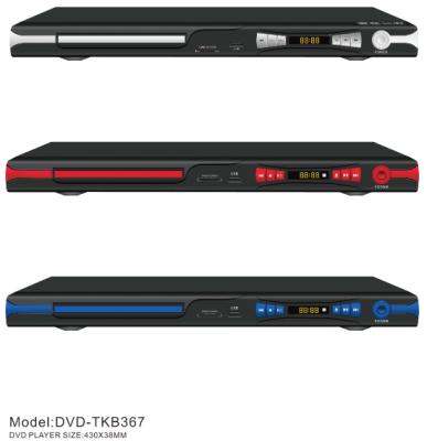 China China Factory DVD-TKB367 Full Metal Home Good Quality Home DVD Player With LED Display USB Remote Control SD for sale