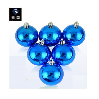 China Plastic Christmas Plastic Ball Ornaments DIAMETER 1