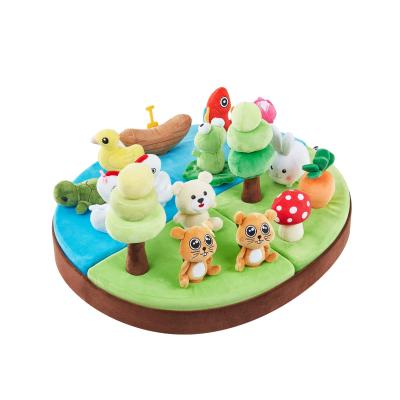 China Children Gift Factory In Forest Lake Plush Toys Early Education Current Interactive Enlightenment Creativity Baby Teaching Aids for sale