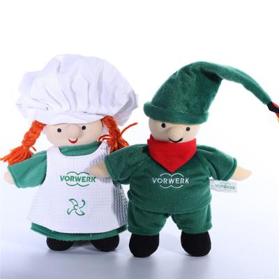 China Fashion Plush Doll Couple Soft Plush Birthday Gift Chef Plush Toys Make Your Own Plush Toy For Kids Company Gifts for sale