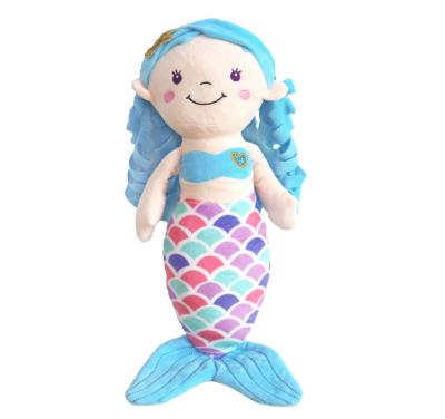 China OEM Factory Direct Selling Mermaid Princess Dolls Girls Inflatable Chinese Cloth Dolls Soft Rag Doll Gifts For Children for sale