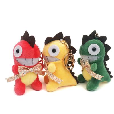 China Soft Made in China Animal Frog Stuffed Animal Cartoon Treat Bear Toy Bag Cute Pendant Key Chain Key Chain for sale