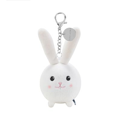 China Cute Animal Hanging Decorative Stuffed Bag Plush White Goose Doll Rabbit Doll Gift for sale