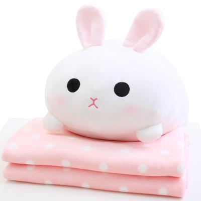 China 2021 OEM Anti-static High Quality Sound Doll Super Cartoon Animals Plush Pillow With Cover for sale