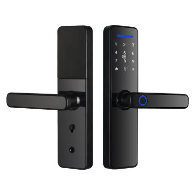 China Apartment Competitive Price Door Lock S811 Passcode Passcode Card Key Wifi Tuya Smart TTlock Wifi Smart Door Lock for sale