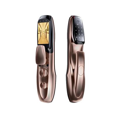 China High Quality Apartment Lock Card Key Passcode Fingerprint Digital Camera Automatic Door Lock for sale