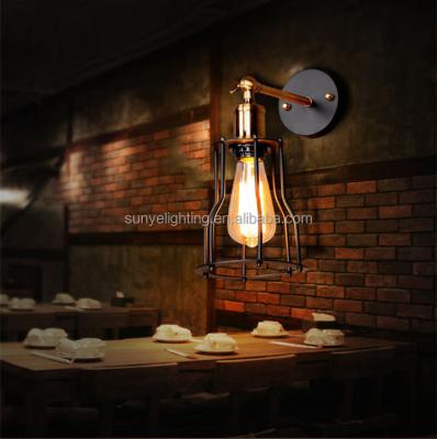 China Edison Lamp Retro Metal Wall Light Industrial Brass Sconce Light Fixture Vintage Water Pipe Wall Lamp Retro for sale