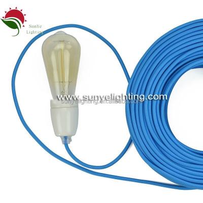 China Lighting Coated Copper Wire Electric Wire Cable Cotton Cable / Pendants Textile Wire / Cloth Cable for sale