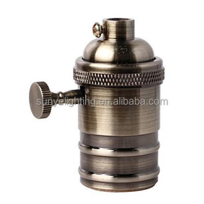 China Pendant Socket E27 E26 Edison Light Bulb Lamp Plastic Screw Holder for sale