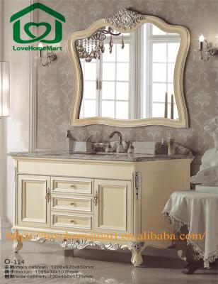 China China Supplier Traditional Granite Counter Furniture Bathroom Mirror Cabinet for sale