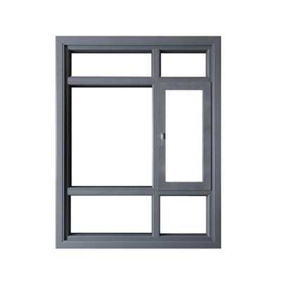 China Swing Black Cheap Commercial Aluminum Stained Glass for sale