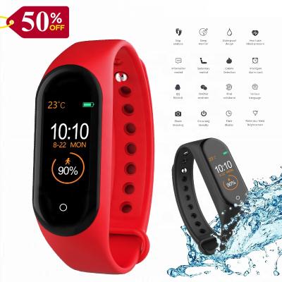 China 2021 GPS Navigation Fitness Tracker Oxygen Blood Pressure Monitor Sport Wristband Smart Watch M4 Smartwatch Waterproof Wrist Band for sale