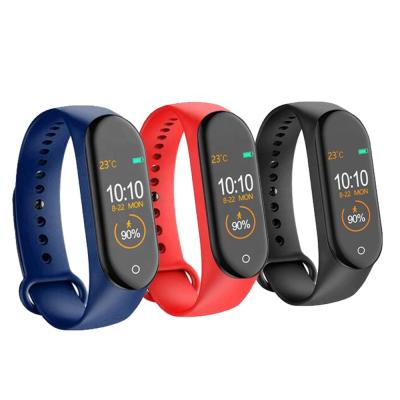 China Free Sample 2021 GPS Navigation Fitness Tracker Oxygen Blood Pressure Monitor Hot Selling Waterproof Sport Wristband Smart Watches M4 Smartwatch for sale