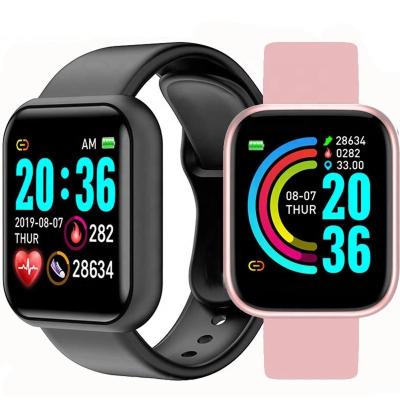 China Wholesale Smart Watch D20 Y68 Touch Screen Factory Blood Pressure Wristband Monitor Sleep Fitness Trackers Smartwatch for sale