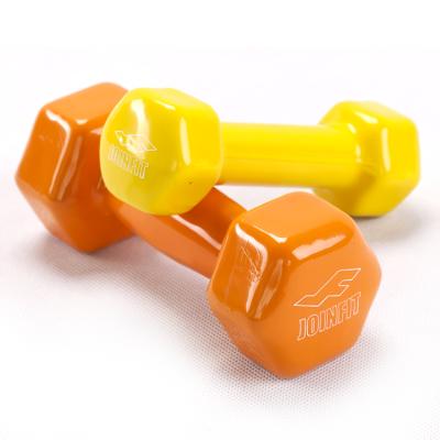 China metallization & Durable Fitness Colorful Rubber Hex Dumbbells Hex Dumbbell For Women for sale