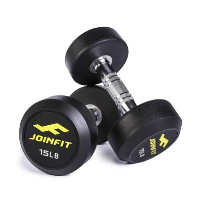 China Durable Commercial Gym Equipment 50kg 60kg 80kg Round Dumbbell Set for sale