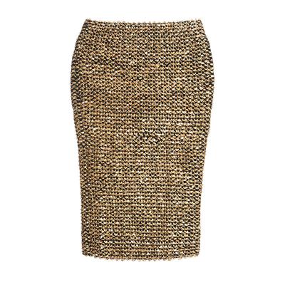 China New style anti-static middle personality elastic fish measures sequins above knee high waist slimming hip step women's pencil skirt one for sale