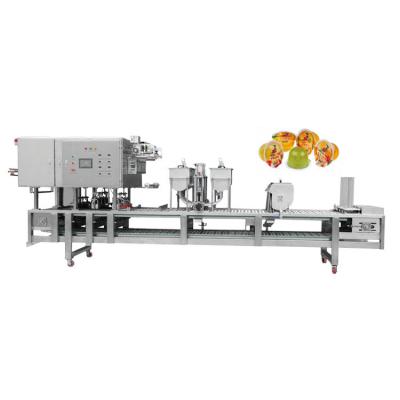 China Plastic Cup Jelly Cup Filling Sealing Machine Automatic Food Cup Package and Sealing Machine for sale