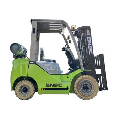 China Hotels 2 Ton LPG Forklift New Nissan Engine Forklift Prices for sale