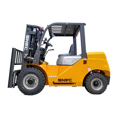 China Hotels 5 ton diesel forklift, work in container forklift for sale