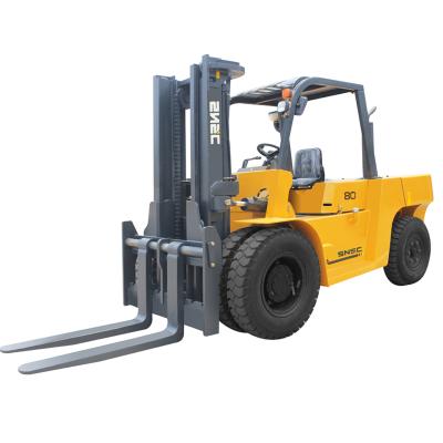 China 8t Hotels Diesel Forklift , Work In Container Forklift for sale