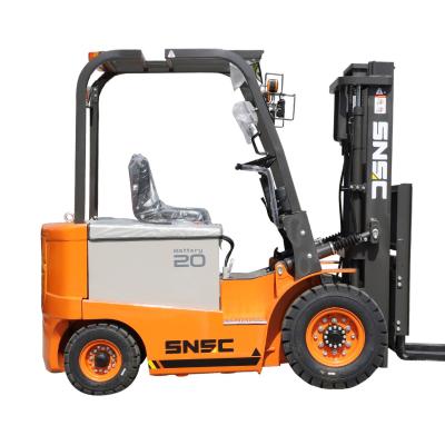 China New Hotel Condition 2 Ton Electric Forklift Truck in Food and Beverage Factory for sale