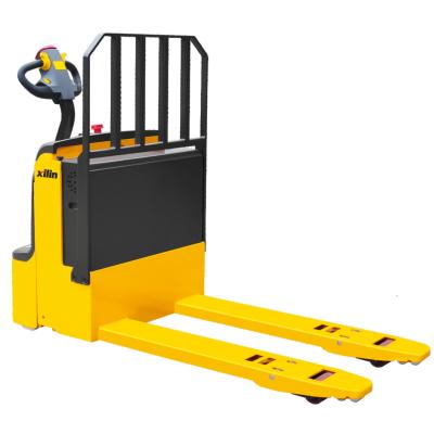 China Hotels 2.5ton Electric Pallet Truck With Backrest For Beverage Factory for sale