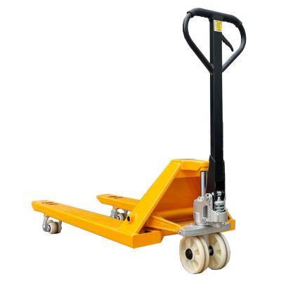 China Building Material Stores Warehouse Cargo 2 Ton 2.5 Ton 3 Ton Manual Pallet Jack Trolley for sale