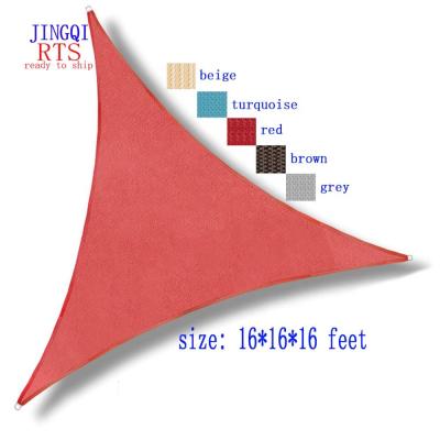 China Outdoor Patio RTS 11-11 16' x16 x16 185GSM Umbrella Sail for Camping for sale