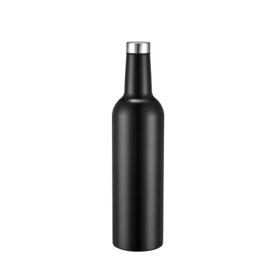 China Double Wall PORTABLE Vacuum 18/8 Stainless Steel WineTumbler Eco-friendly Insulated Flasks Christmas Gifts Water Bottle With Lid for sale