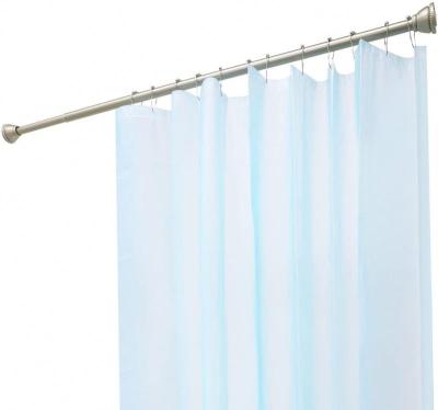 China BNCL Rod No Drilling 42-72 Inch Durable Corner Rust Shower Curtain Never Stretch Curtain Rods Without Curtain (Nickel) for sale