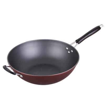 China Sustainable Hot Stick Non Frying Pan Cheap Skillet Cooking Pot With Handle for sale