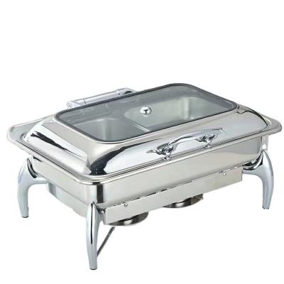 China Restaurant serving chafing dish sale chafing dish stainless steel food stove chafing dish hot buffet for sale