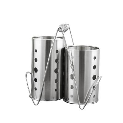 China High Quality Viable Stainless Steel Kitchen Utensil Holder Cutlery Holder Chopsticks Holder for sale