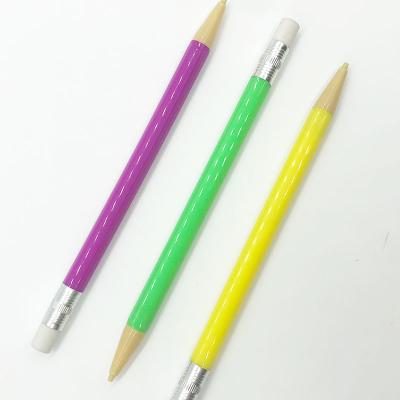 China Hot Selling Maxwri 0.5mm Plastic Mechanical Pencils With Top Eraser Hex Barrel Propelling Pencil 0.7mm For School Student for sale