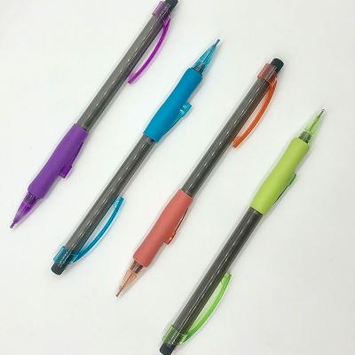 China Maxwri Plastic Plastic Side Click Mechanical Pencils With Eraser 0.7mm Propulsion Pencil With Soft Grip 0.9mm Lapicero For School for sale